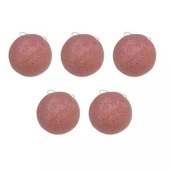 Popfeel 5 шт. Очищающая губка для умывания Hemisphere для лица фиолетовый