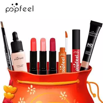 POPFEEL Net Red Set Косметика для макияжа Полный набор комбинированной косметики Прямые продажи с фабрики