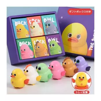 Popgaga Baby Toddler 6 0 лет Ранний развивающий детский рождественский набор из 6 игрушек для малышей, Утки, Утки, Старые, Игрушки, Игрушки, Качели, Ползание, Мальчики,
