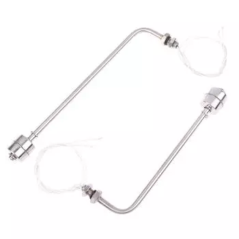 Поплавковый выключатель из нержавеющей стали, угловой вертикальный датчик уровня, бак для жидкости 75MM