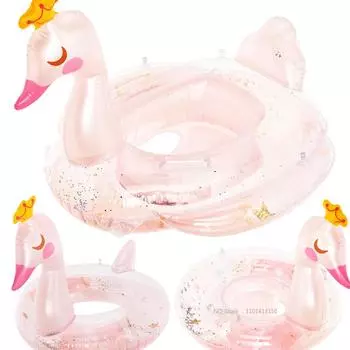Поплавок для бассейна Babi Kids Корона Лебедь Кольцо для плавания Детский надувной круг для плавания Бассейн Детский круг для плавания Трубка для бассейна Игрушки Плавающие игрушки