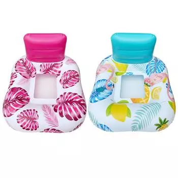 Поплавок для отдыха у бассейна, надувные поплавки для бассейна, эргономичная плавающая кровать для бассейна, удобный плавучий стул для бассейна, озера озеро синий