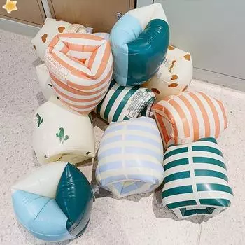 Поплавок для рук для взрослых и детей, надувные кольца для плавания, портативные плавающие круглые рукава, буй для бассейна, нарукавники, игрушки для бассейна