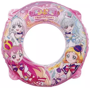 Поплавок Igarashi Wonderful Float 55 см. Внутренняя окружность поплавка в надутом состоянии составляет приблизительно Precure! (с веревкой) АФК-155В 80-85см розовый