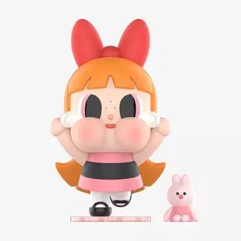 POPMART CRYBABY x Powerpuff Girls Series Popmart Gacha Gacha Blind Box Figure Пластиковая модель Премиум-игрушка ПВХ Мягкий винил Оригинальный персонаж День рождения