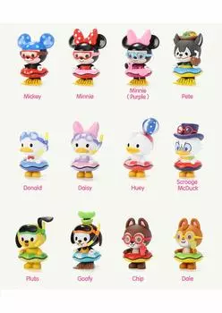 POPMART DISNEY Микки Минни Вечеринка у бассейна Серия КОРОБКА &