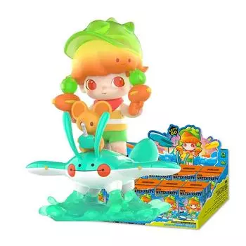 POPMART POPCAR Water Party Series Popmart Gacha Gacha Blind Box Figure Пластиковая модель Премиум-игрушка ПВХ Мягкий винил Оригинальный персонаж Подарок на день рождения