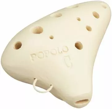 POPOLO Mini Ocarina Цвет Слоновой Кости S-MI (Сопрано C) слоновая кость