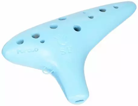 POPOLO Ocarina Light Blue S-SF (Soprano F) светло-синий