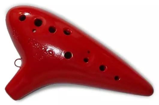 POPOLO Окарина Красная S-AF (Альт F) красный