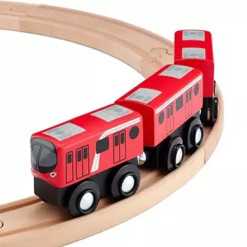 Popondetta moku TRAIN 025 Marunouchi Line 2000 Series Деревянный поезд Игрушечный поезд Возраст MOK-025 3+