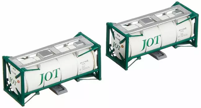 Popondetta N Gauge 8519 20ft Tank Container Beam Type JOT Green