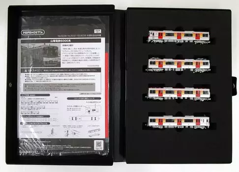 Popondetta N gauge Sanyo Electric Railway серия 6000 набор 6037 модель поезда 4 вагона