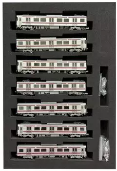 Popondetta N Gauge West Japan Railway Type 9000 Set 6055 Railway Model Train Multicolor 7-Car