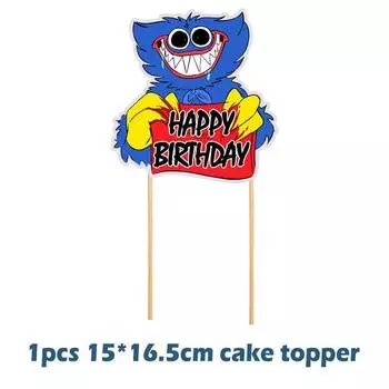 Поппи Хагги Плейтайм Вугги Тема Украшения для Дня Рождения Набор Воздушных Шаров Big Cake Topper