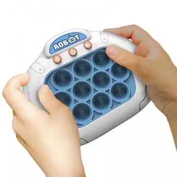 Popping Games Прорыв в памяти, игровая консоль, светящийся узор, Popping Games, тренировка реакции и памяти, развитие сенсорных игрушек для детей белый