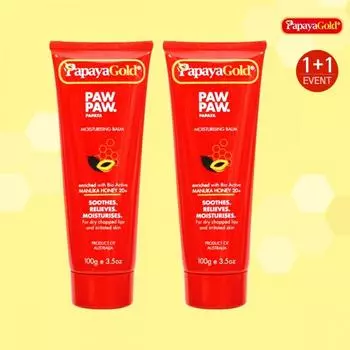 Popo Cream Papaya Gold Australia Poppo Cream Papaya Gold 100 г Медовый увлажняющий мультибальзам 1+1