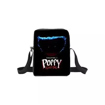 Poppy Playtime Huggy Wuggy Kissy Missy Back To School Bag Backpack Case Pencil Black Satchel