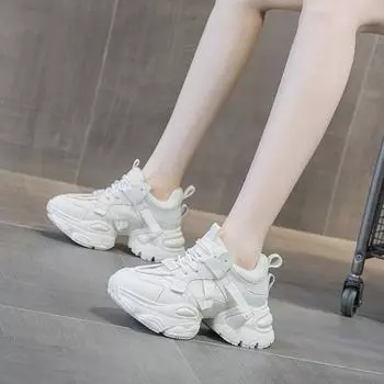 Обувь Pops Sole Thick Shoes Спортивная повседневная обувь Функциональная обувь для танцев Wind 34 бежевый