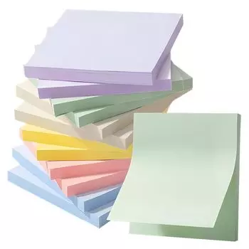 POPSFL Sticky Strong 75 x 75 60 листов x 12 Пастельные липкие заметки, клейкие, мм, заметки, цвета, заметки,