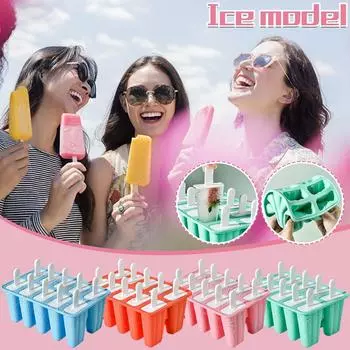 Popsicle s 10 шт. силиконовый лоток для льда многоразовый легкий льдогенератор One Size розовый