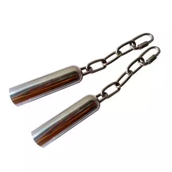 Попугай, колокольчики из нержавеющей стали, попугай, качели, клетка, цепи для птиц, подвесные игрушки S серебряный