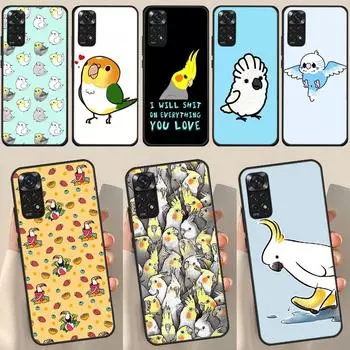 Попугай птица для Redmi Note 12 Pro Plus Чехол для Redmi Note 10 8 9 11 Pro 12S 11S 10S 9S 9C 10C 12C Чехол Redmi 9C