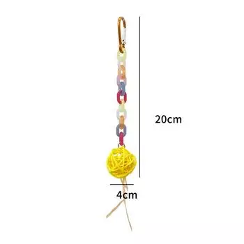 Попугай жевательные нити Птица попугайчик укус молярные игрушки клетка для домашних животных для птиц подвесная жевательная игрушка принадлежности для птиц игрушки для птичьей клетки товары для животных as the picture