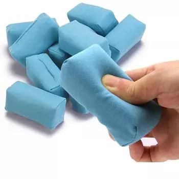Popular 10 PCS Car Detailing Suede Sponge Applicator Ceramic Coating Polishing Paint Care Waxing Polish Block Cleaning Tool
