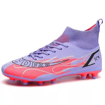 Popular 2025 Teenagers, middle school students, men s and women s high-top long spiked shoes, non-slip, breathable, broken nails, artific 35