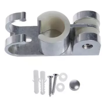 Popular adjustable wall mount adhesive Shower head holder aluminum bracket bathroom hanyu holder shower 1 серебряный