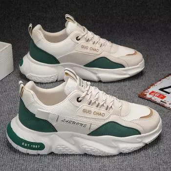 Popular autumn casual men s shoes sports shoes men s versatile fashion breathable thick sole heightening trend dad shoes men 39