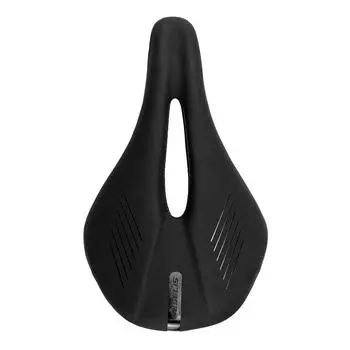 Popular bicycle handmade ingenuity ultra-light black microfiber leather saddle cushion chrome molybdenum steel bow nail-free riding seat cushion 245mmX153mm чёрный