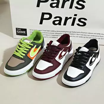 Popular board shoes women s spring 2024 new versatile thick-soled flat-soled student sports and leisure lightweight little white shoes 35