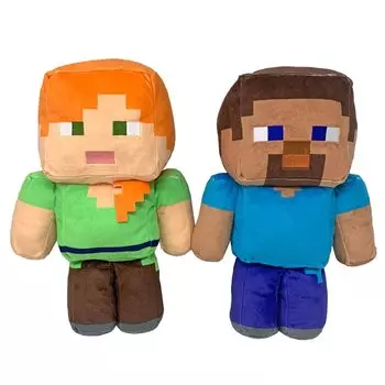 Популярные персонажи, превращенные в большие мягкие игрушки БОЛЬШИЕ мягкие игрушки Алекс Стив Все 2 типа в наборе Примерно 35 см Официальные товары