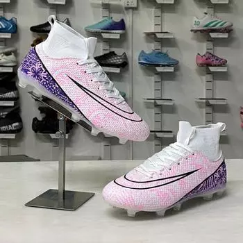 Popular children adult broken nails long nails football shoes sports shoes 32