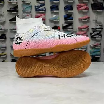 Popular football shoes men s high-top long nails broken nails adult grass professional training sports shoes breathable 35