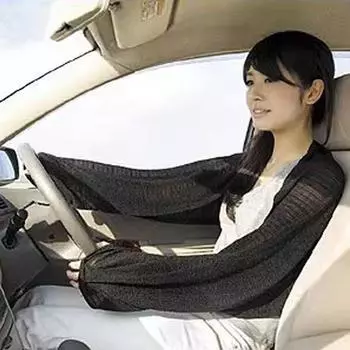Popular Japan Summer Driving Bike Three Sunscreen UV Hand Sleeves Shawl Arm Sleeve Sleeves Three-use pink