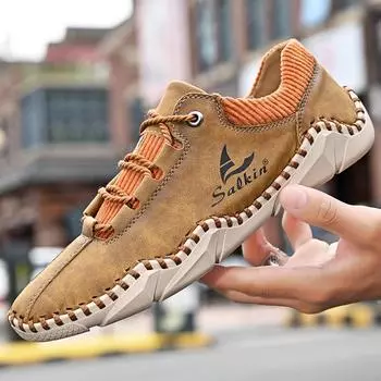 Popular men s casual fashion socks large size Doudou shoes foreign trade handmade casual shoes 38 чёрный