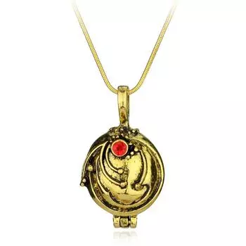 Popular Movie Vampire Diaries Necklace Elena Gilbert Vervain Romantic Pendant Necklace For Women Charm Jewelry ARI