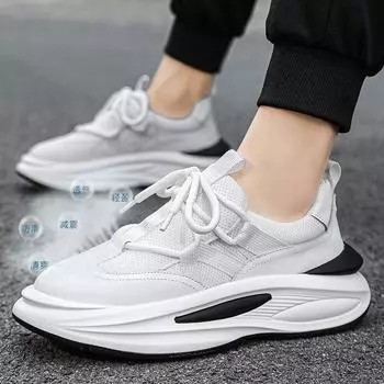 Popular Niche Design Footwear Versatile Sports Shoes Men Casual Mesh Men s Sneakers 40 чёрный
