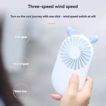 Popular small fan Handheld Pocket Mini usb Cute shape multi-color fan Charging Mini handheld pocket portable small fan