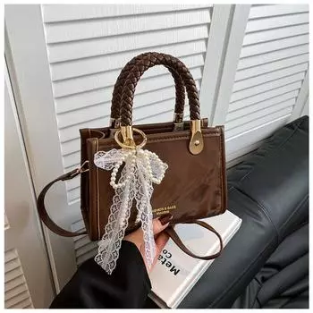 Popular small square bag women s new high-end versatile messenger bag fashionable portable small bag