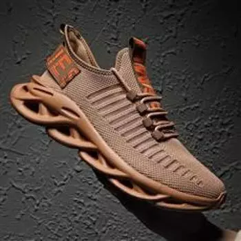 Popular sports shoes, light and breathable fly-woven shoes, twist sole, hollow thick sole, large size casual shoes, factory direct sales 39 белый