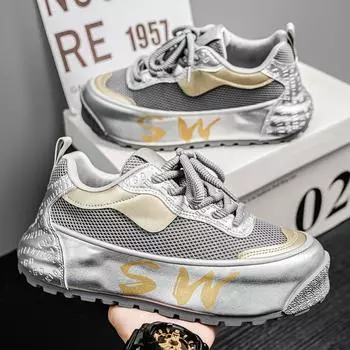 Popular spring new bag bottom trendy versatile sports thick sole daily leisure dad trendy shoes comfortable 39