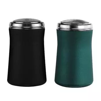 Popular Usb Charging Mini Men S Electric Shaver Portable Men S Small Electric Shaver Facial Hair Remover чёрный