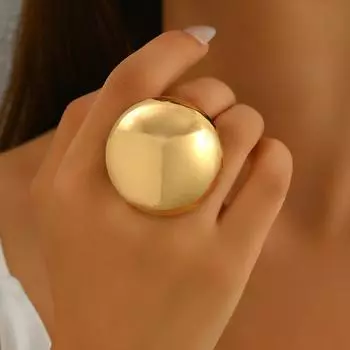 Popular women s geometric ring, versatile flower ring design open index finger ring, fashionable jewelry