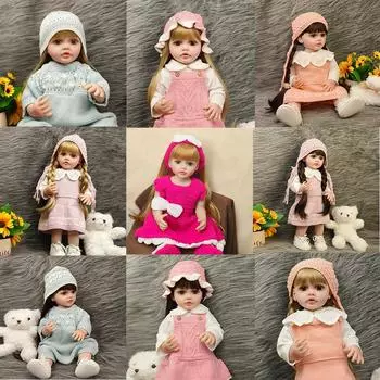 Популярная 55 см кукла-ребёнок девочка Бетти полное силиконовое виниловое тело новорожденная кукла может купаться красивая принцесса кукла малыш игрушка для ребенка подарок на день рождения gold hair