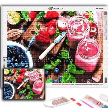 Популярная 5D Diy вышивка крестиком фрукты и макароны картина полная дрель набор для вышивки крестиком настенная наклейка домашний декор Full Round 20X30CM
