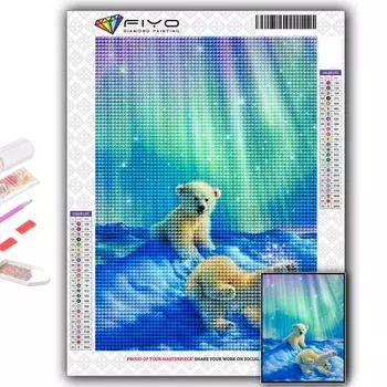 Популярная 5D Diy вышивка крестиком милые маленькие животные кошка, собака, панда картина полная дрель набор для вышивки крестом Наклейка на стену домашний декор Full Round 20X30CM